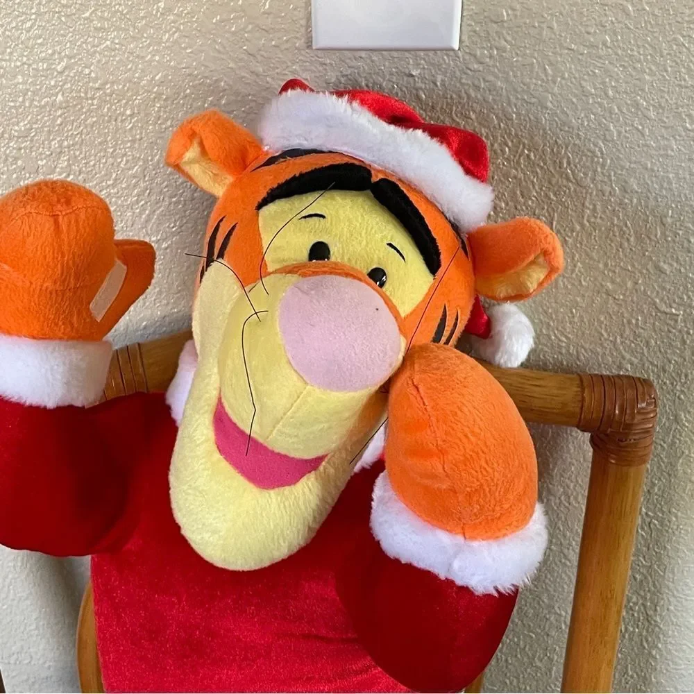 Tigger Santa Large Plush from Winnie the Pooh Christmas Disney Collection 24”